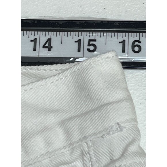 Sun + Stone White Jeans Men’s 31 Distressed Straight Leg Button Fly - Picture 13 of 14